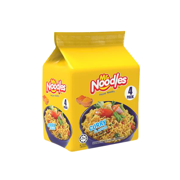 Mr. Noodles Curry 70g (4pc Combo)